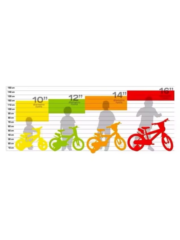Bici bimbo 10″ senza freno 3-4 anni – dino bikes