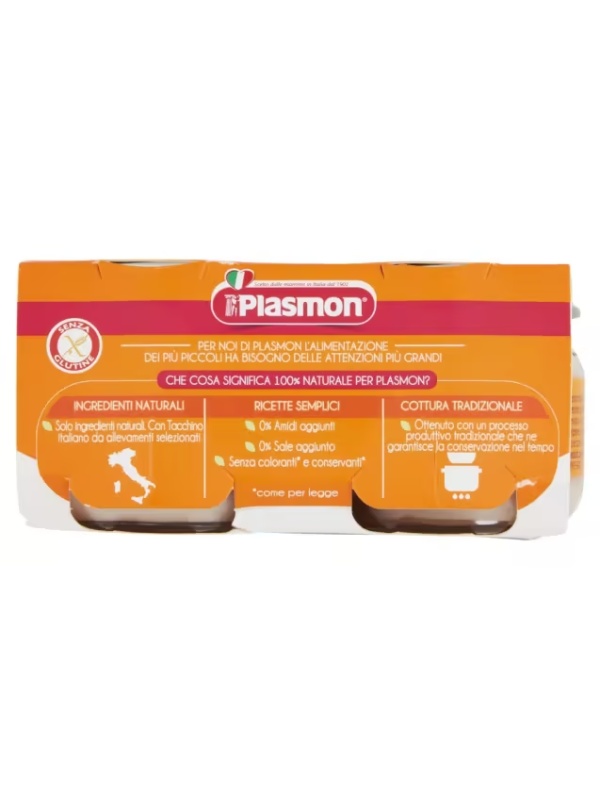 Plasmon – omogeneizzato tacchino 4x80g